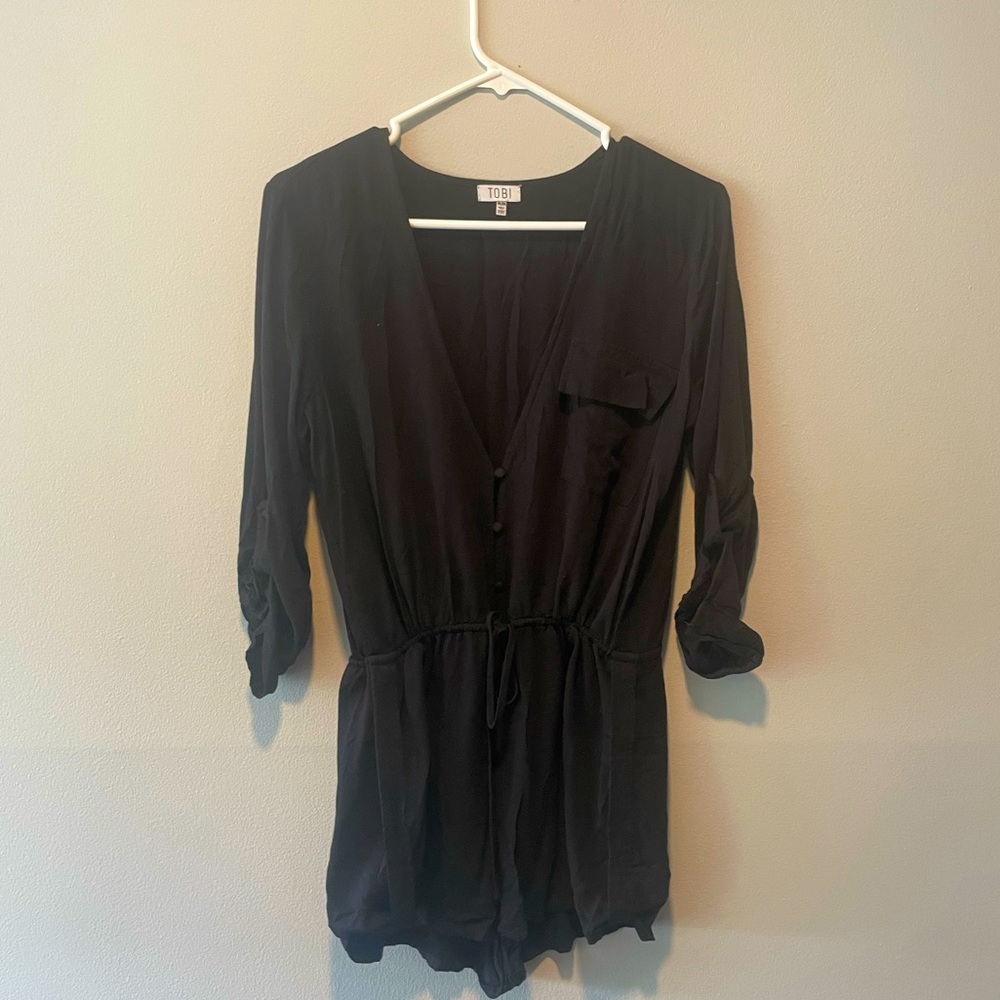 Tobi black romper size M
